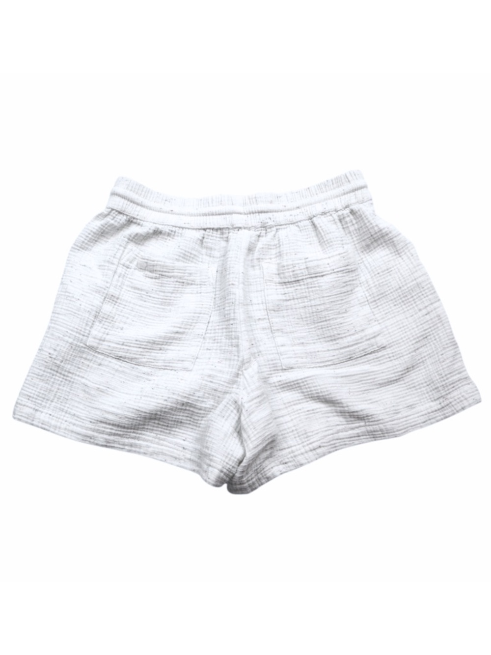 Lou & Grey Textured High Rise Lounge Shorts Small Drawstring - Picture 2 of 5